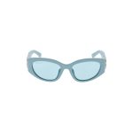 Women’s Bossy Round Af Sunglasses in Light Blue
